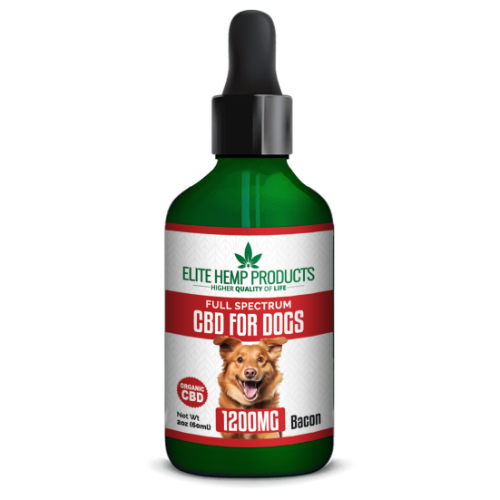 CBD Dog Tincture 1200mg Bacon | Hemp777 Store