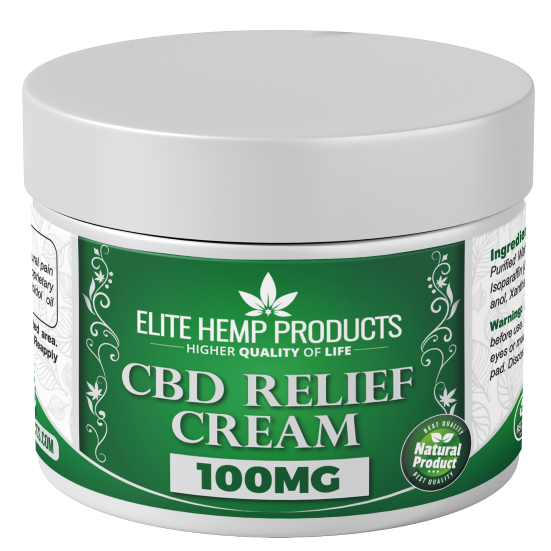 CBD Pain Relief Cream 100mg | Hemp777 Store