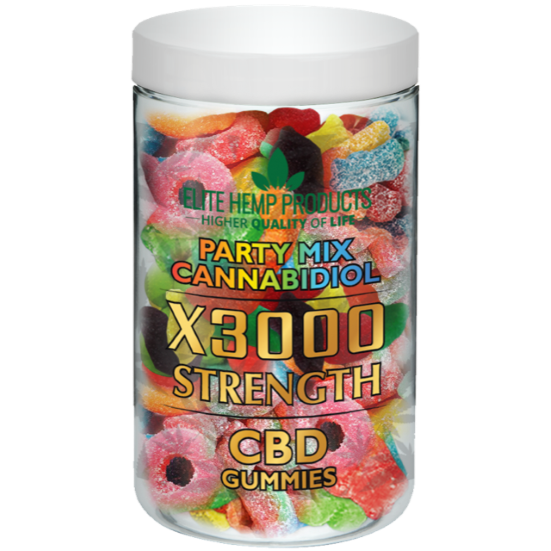CBD Party Mix Gummies x3000 Strength Hemp777 Store
