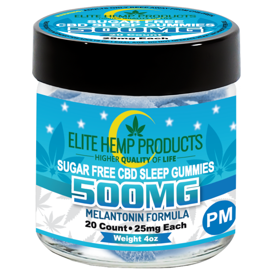 CBD Sugar Free Gummies 500mg Sleep | Hemp777 Store