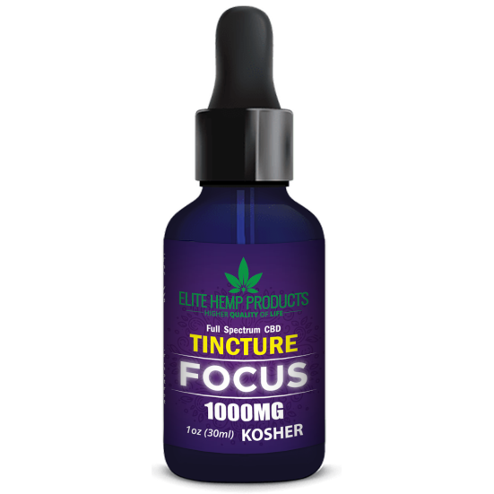 CBD Tincture 1000mg Focus | Hemp777 Store